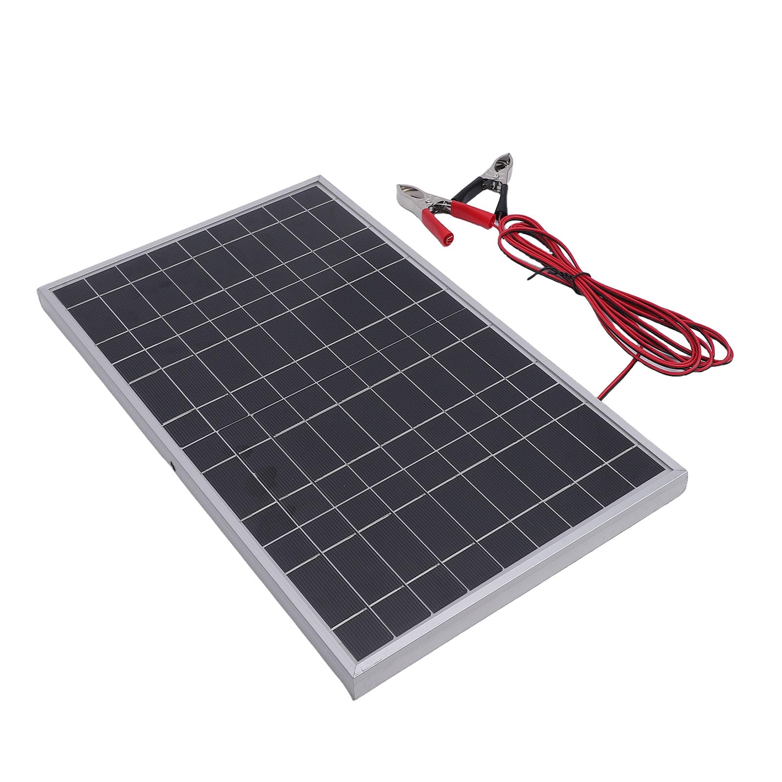 Pannello Solare Policristallino, 10W 12V Kit