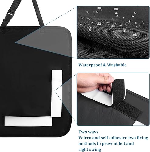 Miniatura 7 de Organizador de maletero de automóvil, versión mejorada para ampliar el espacio, organizador de maletero colgante con correas ajustables,