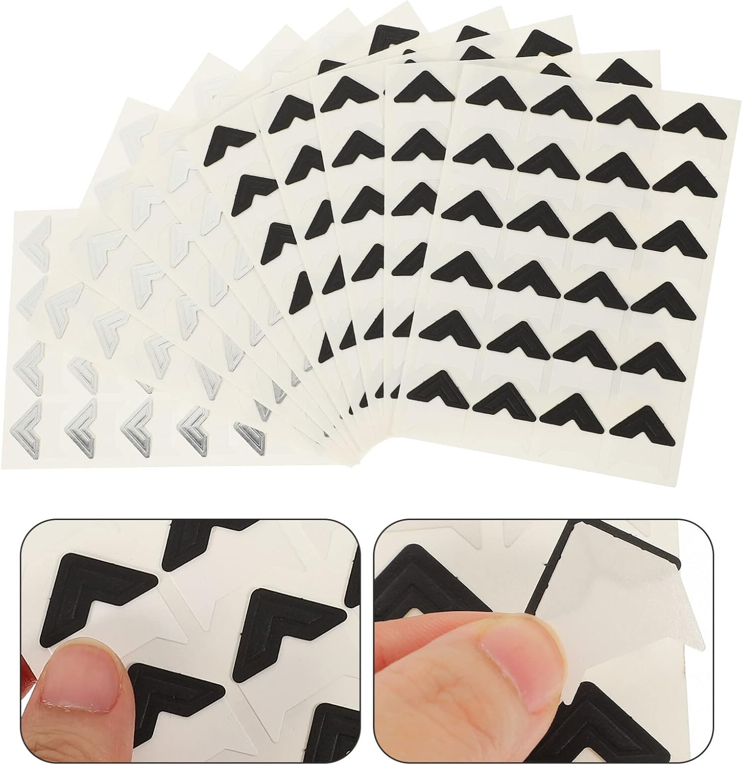 Photo Mounting Corners Self Adhesive 10 Sheets for Scrapbooking