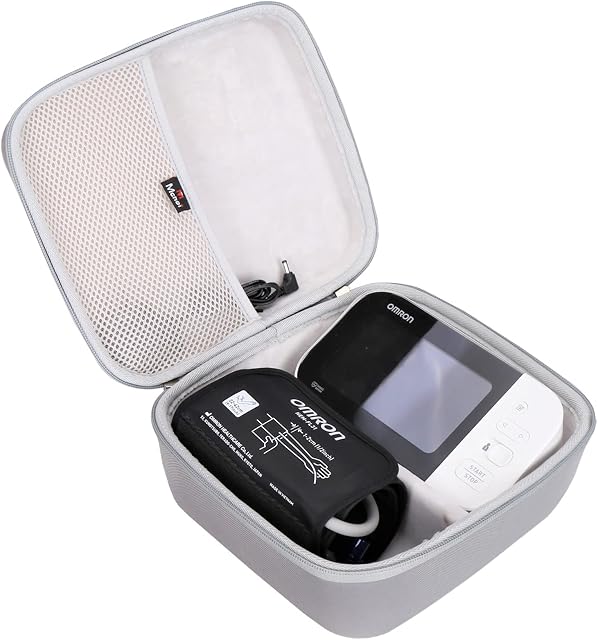 Mchoi Hard Storage Case Compatible with OMRON Platinum BP5450/BP5350/BP7450 /10 Series/Gold BP5350/7 Series BP7350 Blood Pressure Monitor with Upper Arm Cuff, Case Only