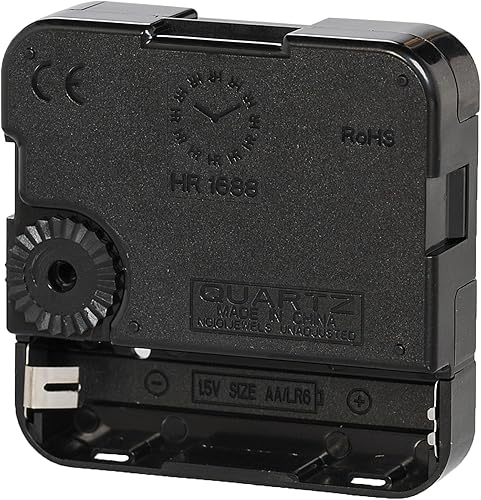 Miniatura 3 de Movimiento de reloj de cuarzo con gancho de alto par de torsión de eje largo, 1.220 in con 2 manecillas, kit de reloj de pared de reparación de