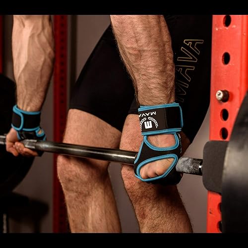 Miniatura 5 de Mava - Guantes de entrenamiento cruzados con soporte de muñeca para entrenamientos de gimnasio, WOD, levantamiento de pesas y fitness, agarre