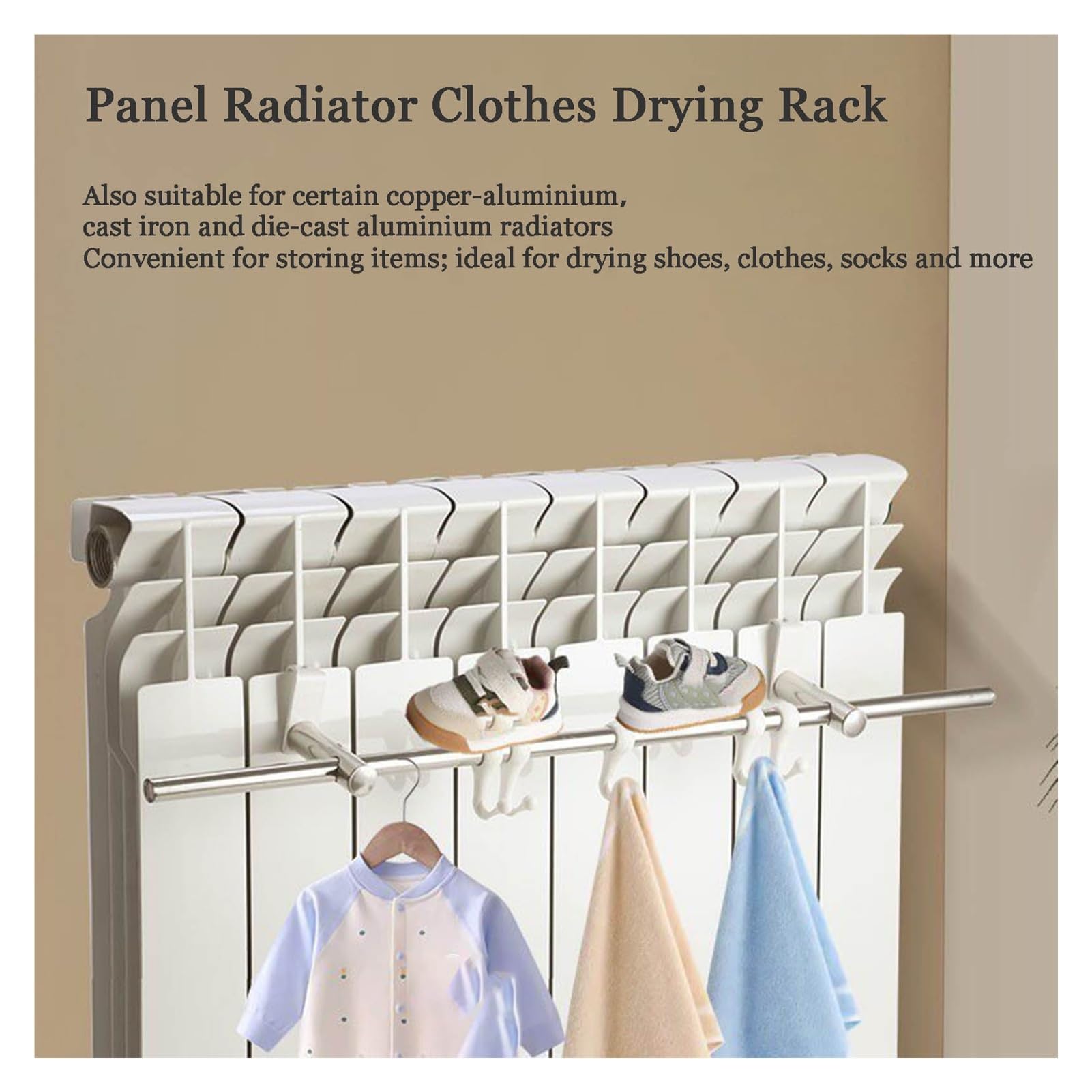 Estante para Radiador Doméstico Estante Flotante Estante Decorativo para Radiador Resistente Al Calor para El Pasillo El Apartamento O La Oficina (31.4in/80cm)
