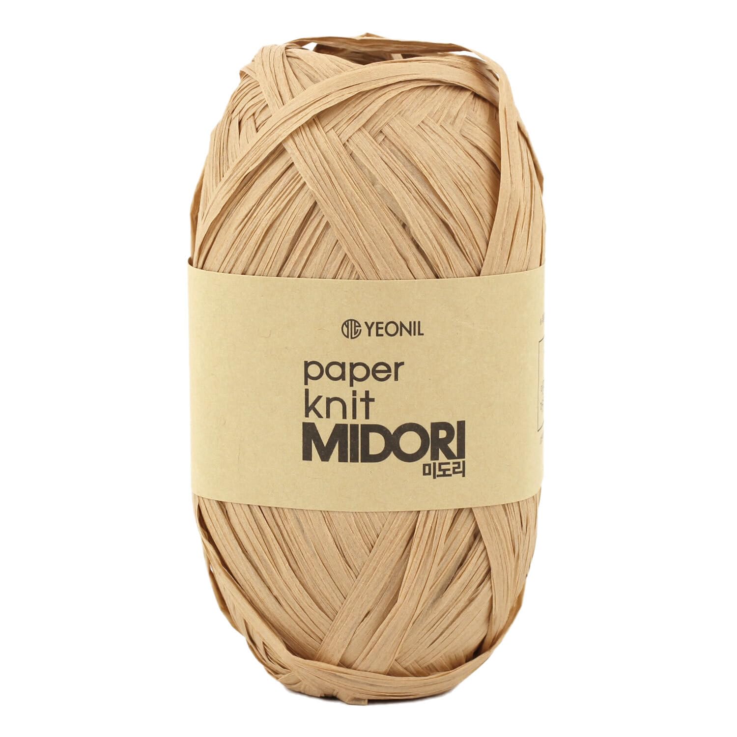 Midori Paper Yarn Lightweight, Soft and Durable - Made in Korea - Suitable for Stylish Hats and Bags - 1.4 oz 74 Yards