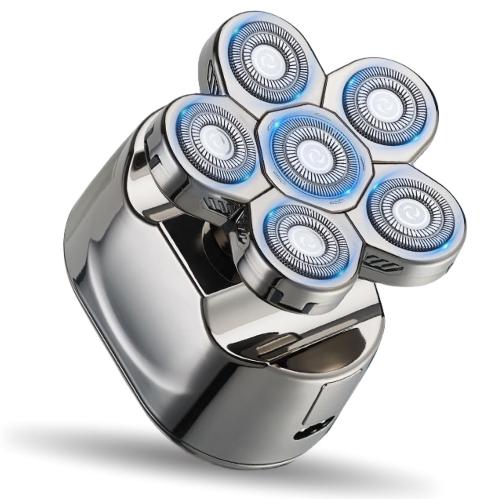 Dioche Rasoir électrique, 6 en 1, Rasoir électrique, Coupe-cheveux Rechargeable à Meulage Automatique, pour Hommes