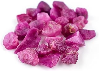 Genuine Raw Ruby Rough Rock Gemstone, Chakra Healing Energy Birthstone Crystal for Jewelry Making Supplies, Gift for her, Wire Wrapping DIY Crafts, Wholesale Bulk Loose Gemstones