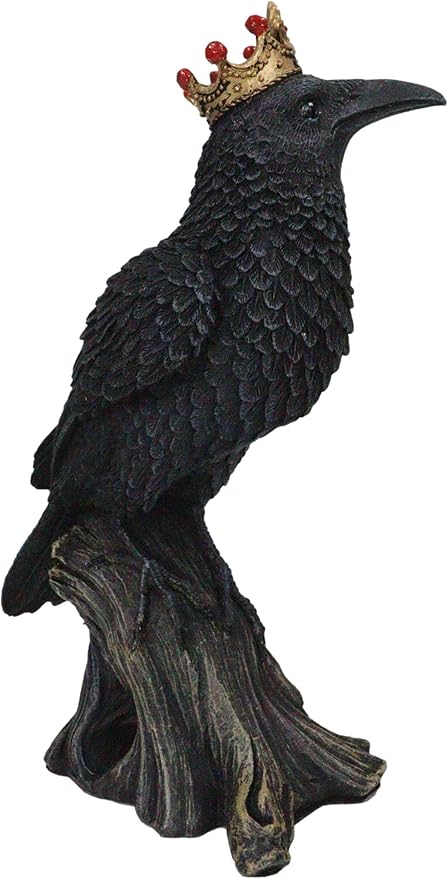 Tales of Berseria Remastered Announced for February 2026 7 71M8PbEwfHL. AC SY879 Ebros Gift Royal Crowned Raven King Perching On Tree Stump Figurine 6.5 Tall Gothic Crow Scavenger Ravens Crow Bird Ossuary Macabre Decor Sculpture