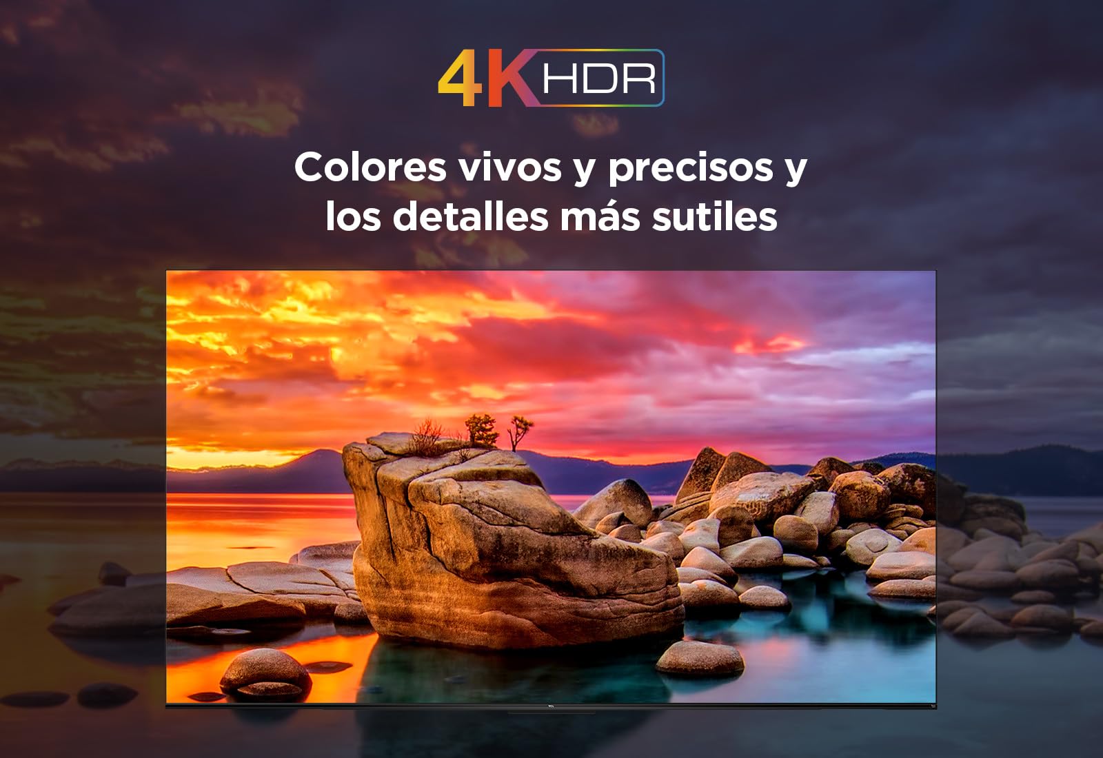TCL 50PF650, 50" 4K UHD Smart TV, Fire TV (Dolby Vision, Dolby Atmos, DTS, HDR 10, Alexa Integrado, Airplay2, Miracast)