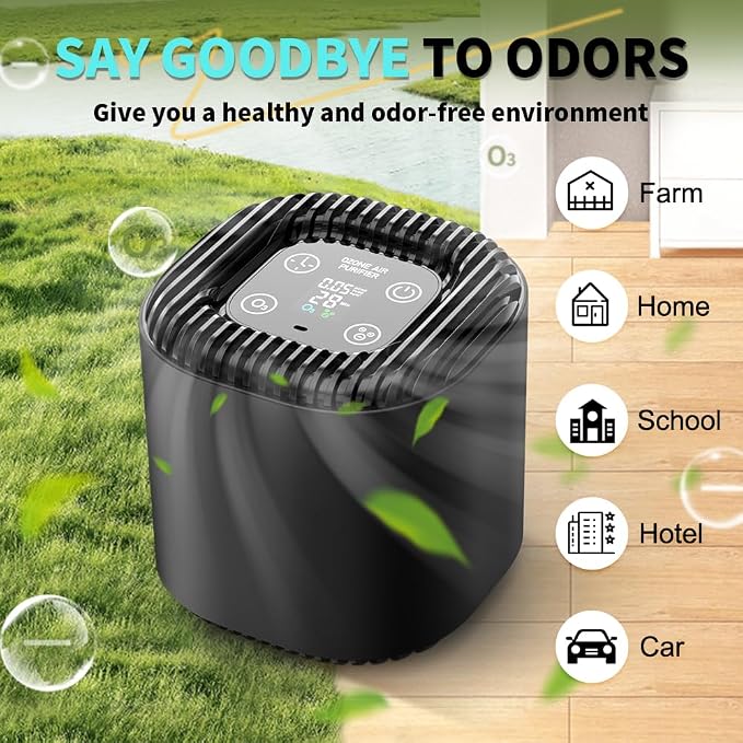 Generador de ozono de alta capacidad 500 mg/h, purificador de aire industrial, ionizador, desodorante miniatura 2