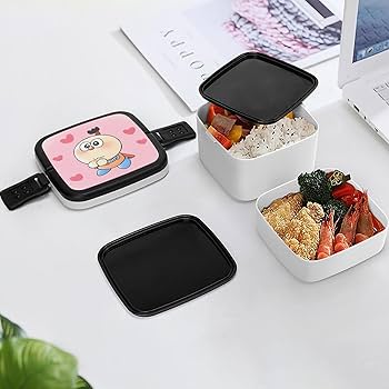 Amazon | コロ助 ランチボックス 弁当箱 2段 スプーン付き