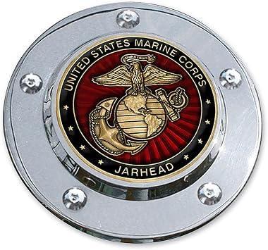 Marine Jarhead Harley Timing Cover Coin Mount Set......