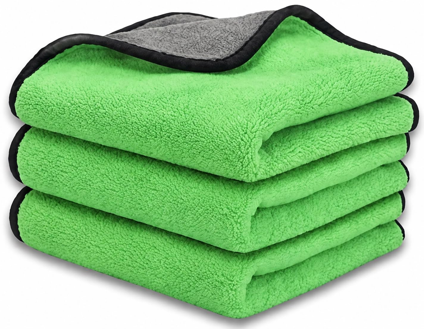 Microfiber Cleaning Cloth 40x40 cm 550 GSM Pack of 3 | Highly Absorbent Quick Dry Lint Free Streak Free Cleaning Scratch Safe-image-45