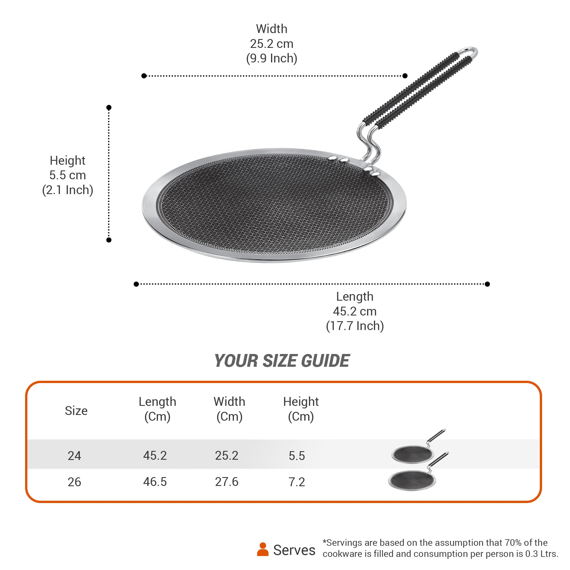 MILTON Pro Cook Tawa - Non-Stick, Gas & Induction -7