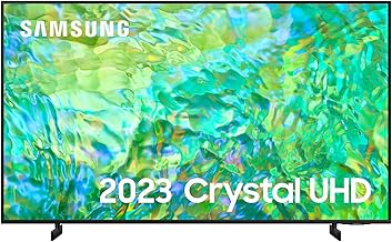 Samsung 50 Inch CU8000 4K UHD Smart TV (2023) - Crystal 4K HDR, With Alexa Built-In & Gaming Hub, Dynamic Crystal Colour, Object Tracking Sound & HDR Powered By HDR10+, Video Call Apps