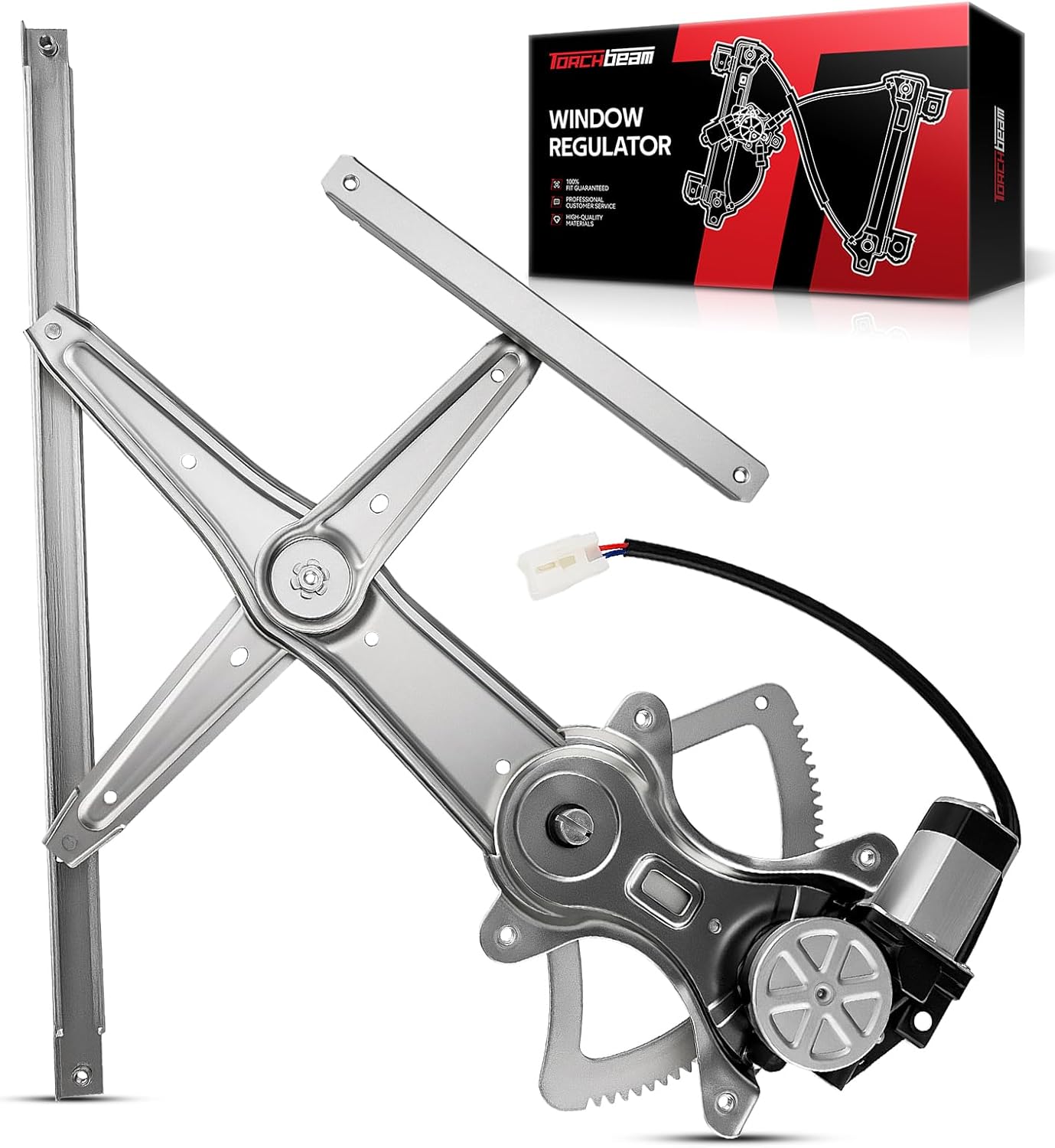 Torchbeam 741-505 Power Window Regulator Assembly with Motor Compatible with 2003-2008 Corolla741-505, 6982002170, 6982012590