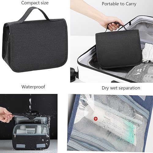 Miniatura 5 de Ostomía Colostomía bolsa de viaje kit ostomía bolsa organizador ileostomía suministros de ostomía (GRAY), Gris, Cinturón