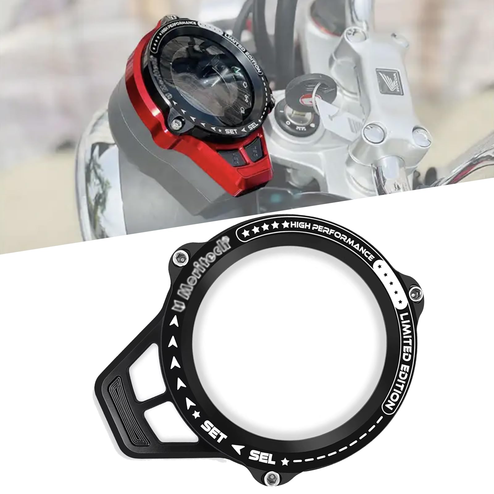 Monkey125 CT125 DAX125 ST125 JA55 JA65 JB03 JB04 Motorcycle Instrument Cover (Black)