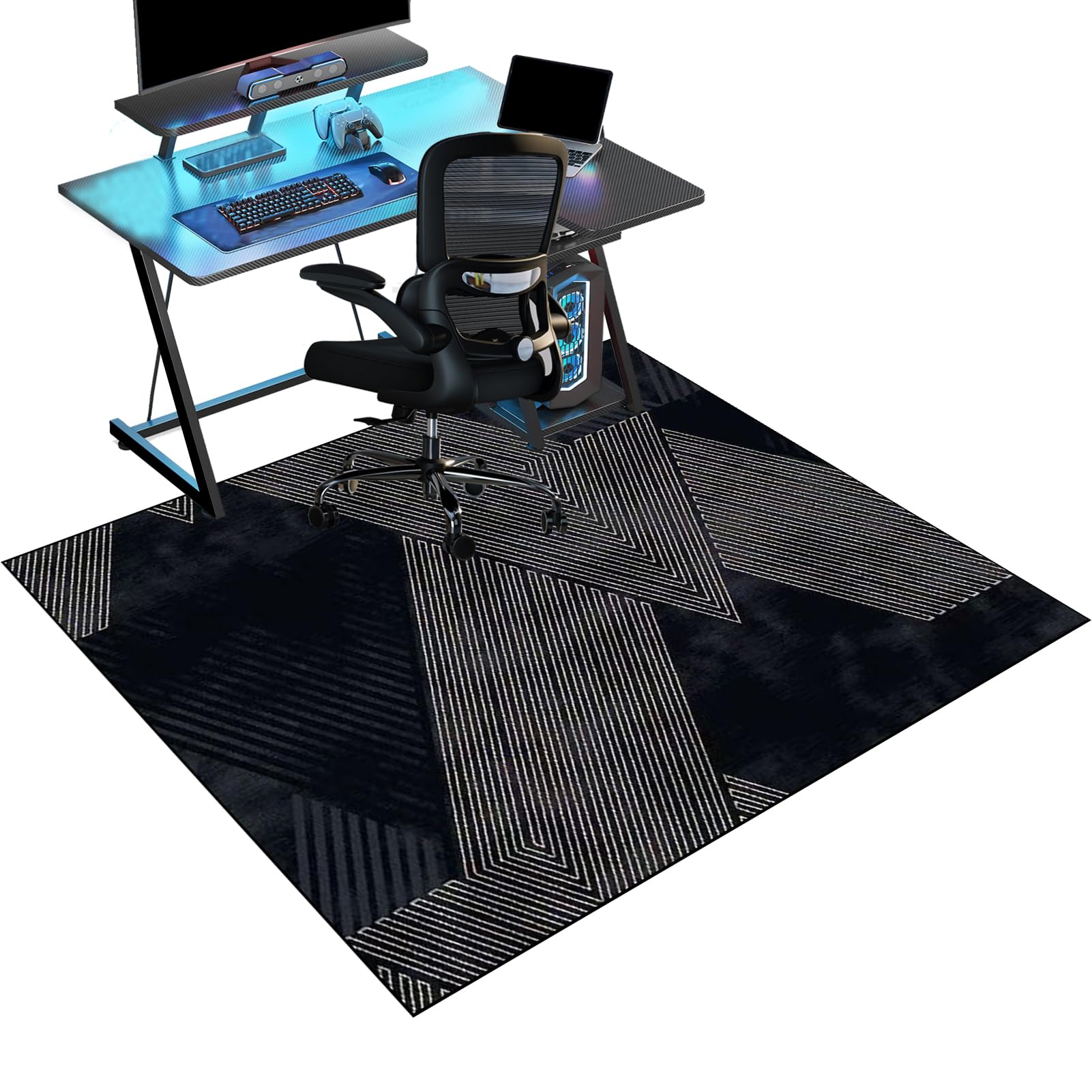 Tapis de sol de jeu antidérapant 160x180 pour des soirées Gaming fluides