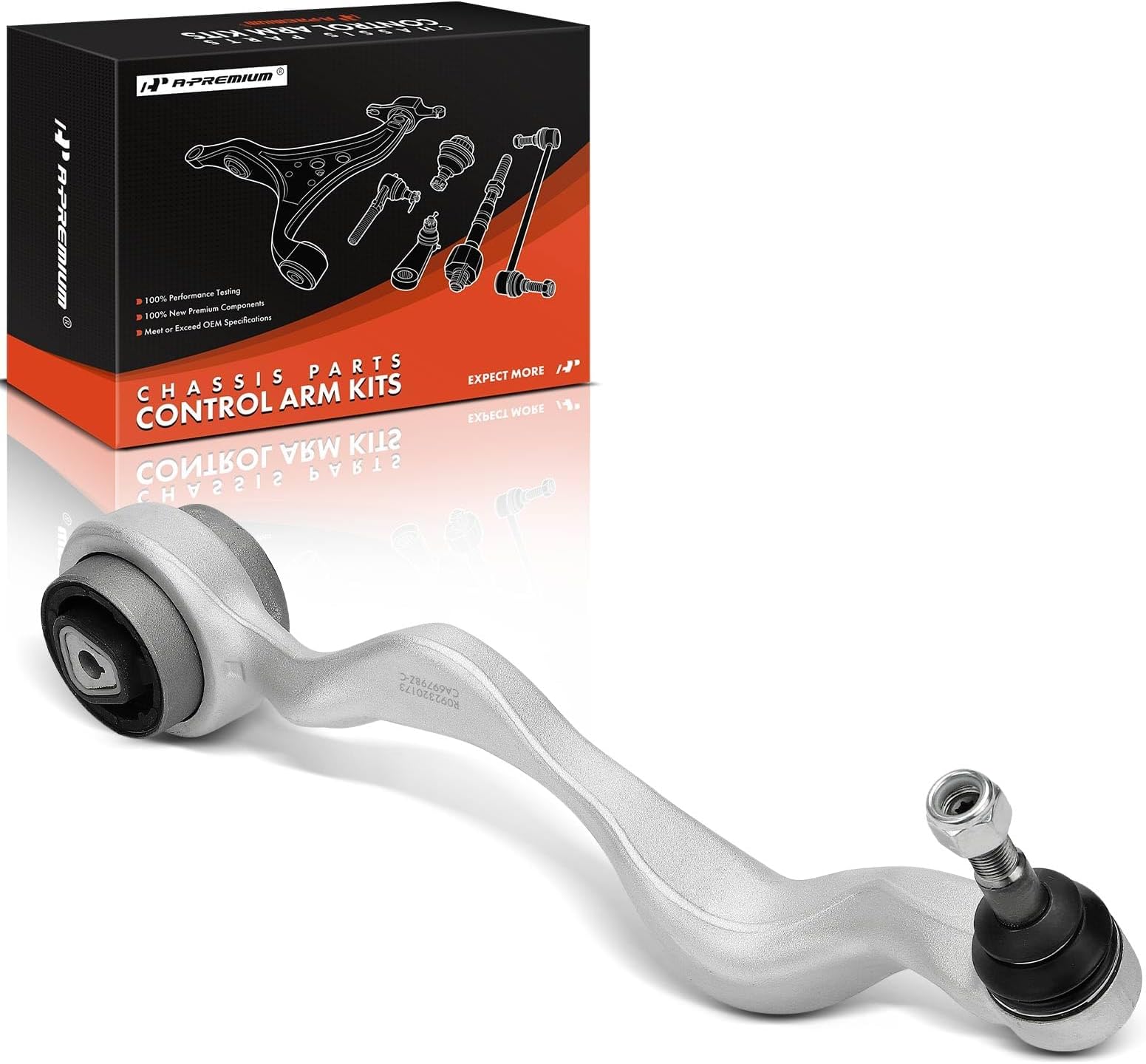 A-Premium Front Right Forward Lower Control Arm, with Ball Joint & Bushing, Compatible with BMW - 2006-2016 - 325i 328i 330i 335i 335is 335d & 128i 135i 135is & X1 & Z4