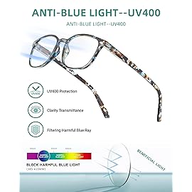 JOLISU 5 Pack Reading Glasses For Women,Blue Light Blocking Computer Reader Spring Hinge Eyeglasses (2.50)