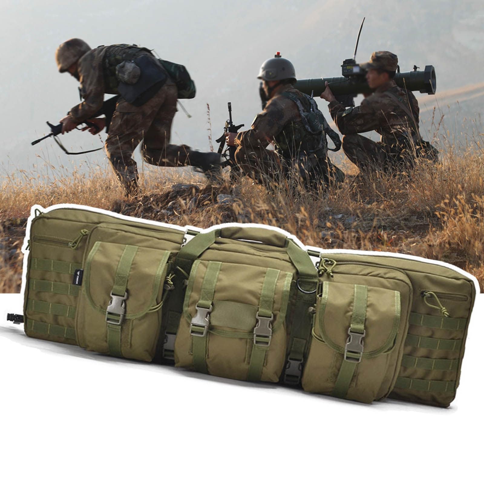 ANSNOW Geweertas Pistoolkoffer, Mp5 Tactische Tas