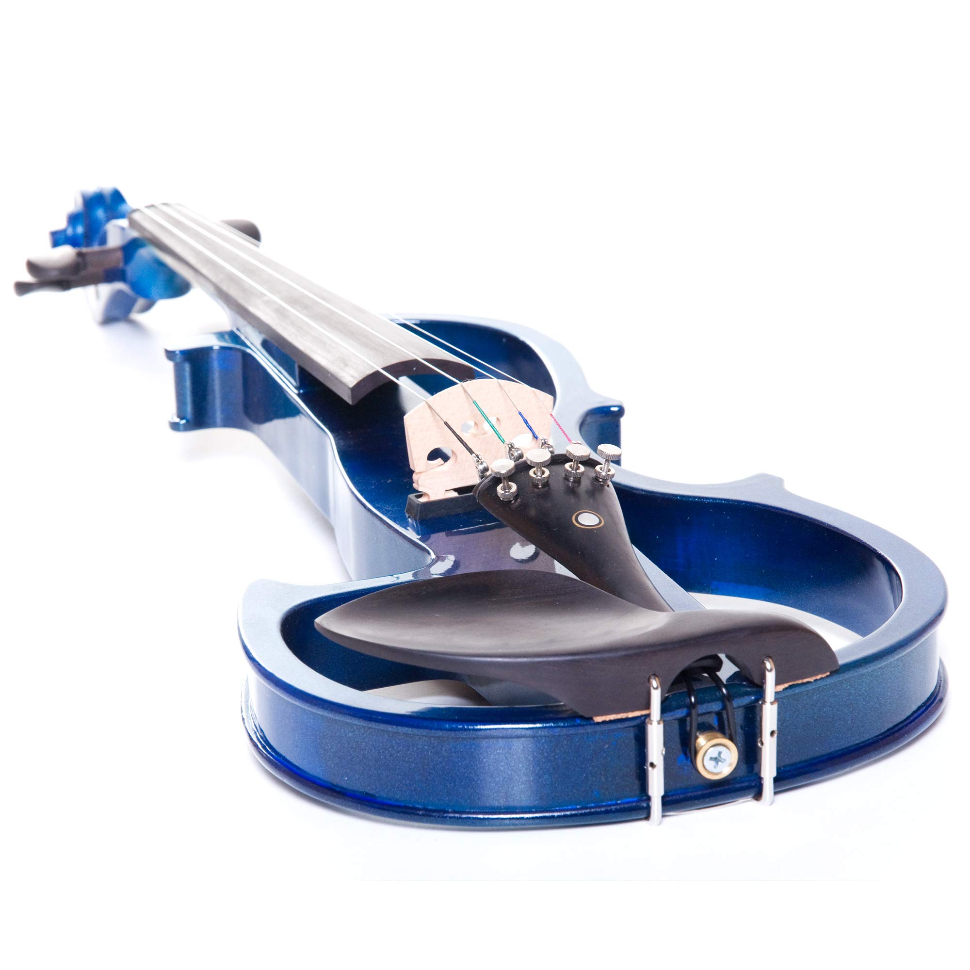 Amazon | Cecilio 4/4 CEVN-2BL 無垢材 ブルーメタリック