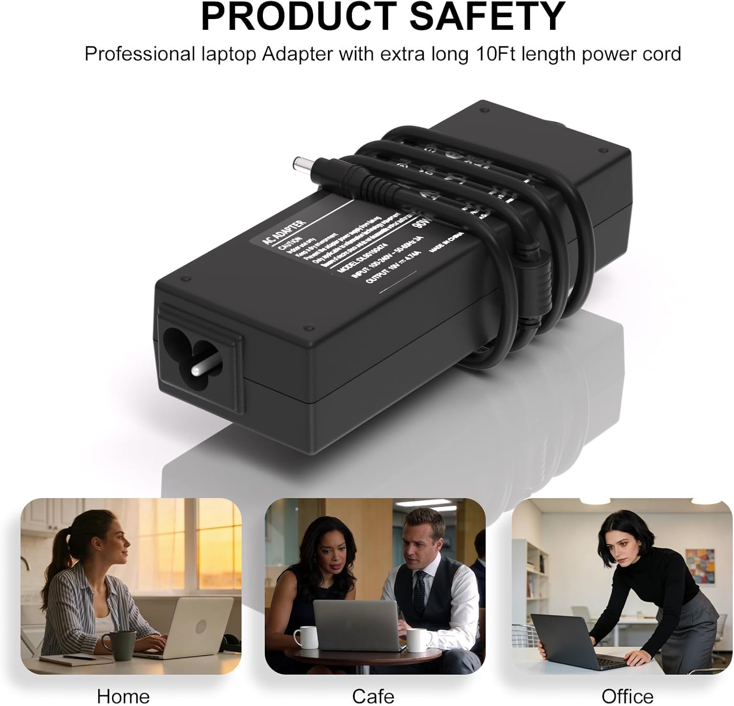 LQM 90W Charger Compatible with JBL Boombox 2 Boombox 1 Wireless Bluetooth Speaker Xtreme 2 Xtreme Portable Extreme 2 Waterproof Portable Bluetooth Speaker Power Cord Replacement