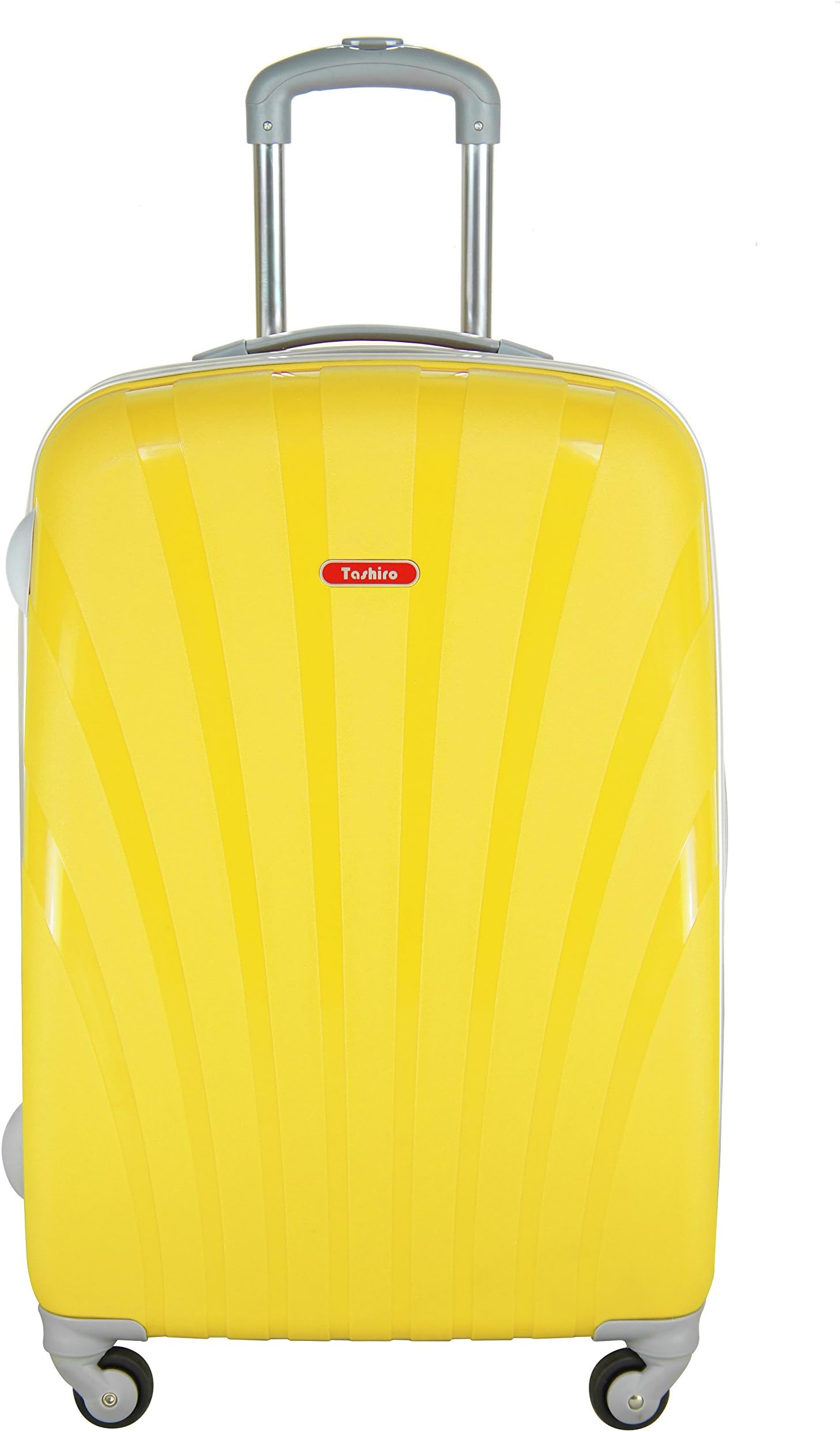 Tashiro Ultra Light Suitcase Carry On-Extended Trip Luggage 360 Spinners Candy Color (29'' Extended Trip, Cany Yellow)