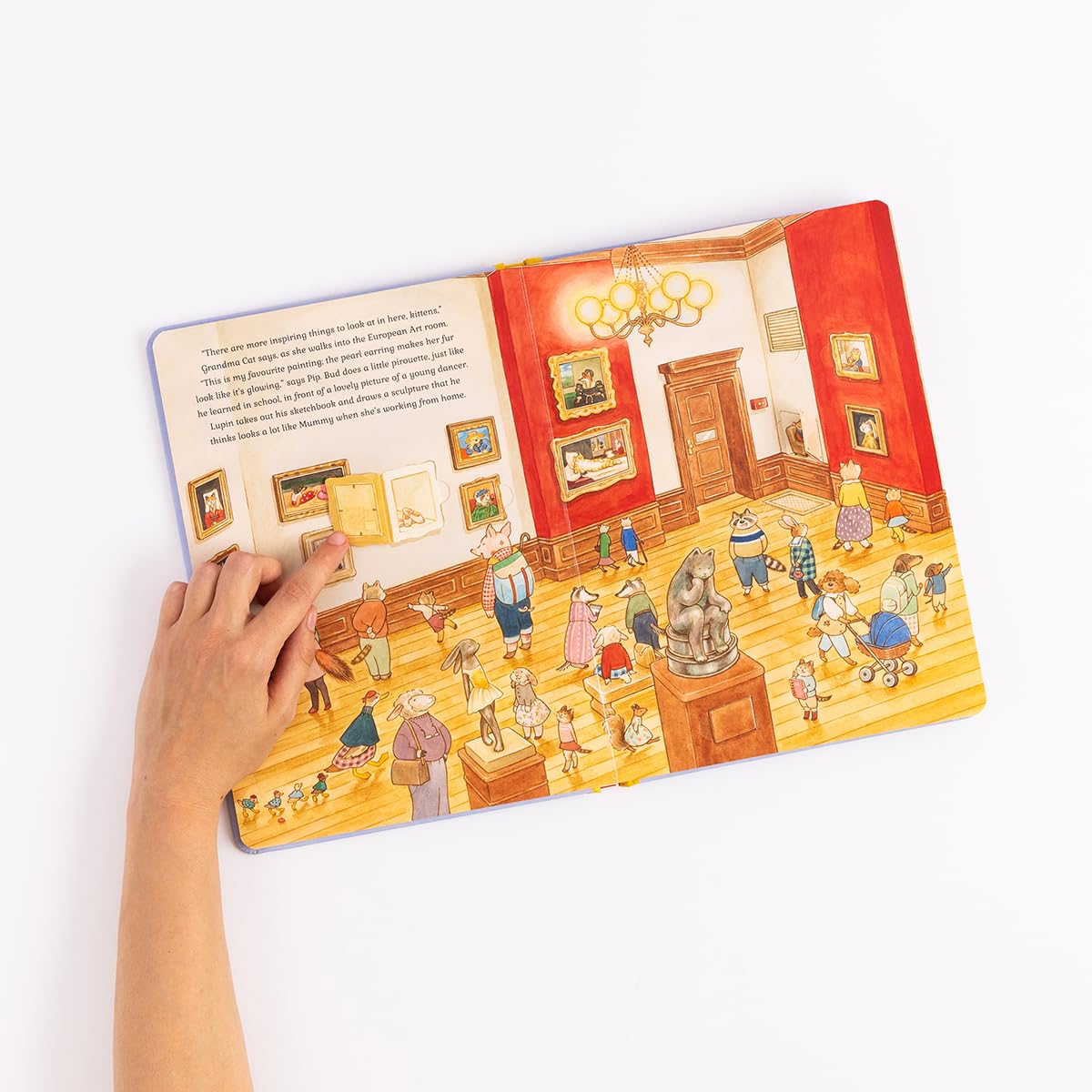 Cat Family at The Museum: A Lift-the-Flap Book with over 140 Flaps (2) (The Cat Family)