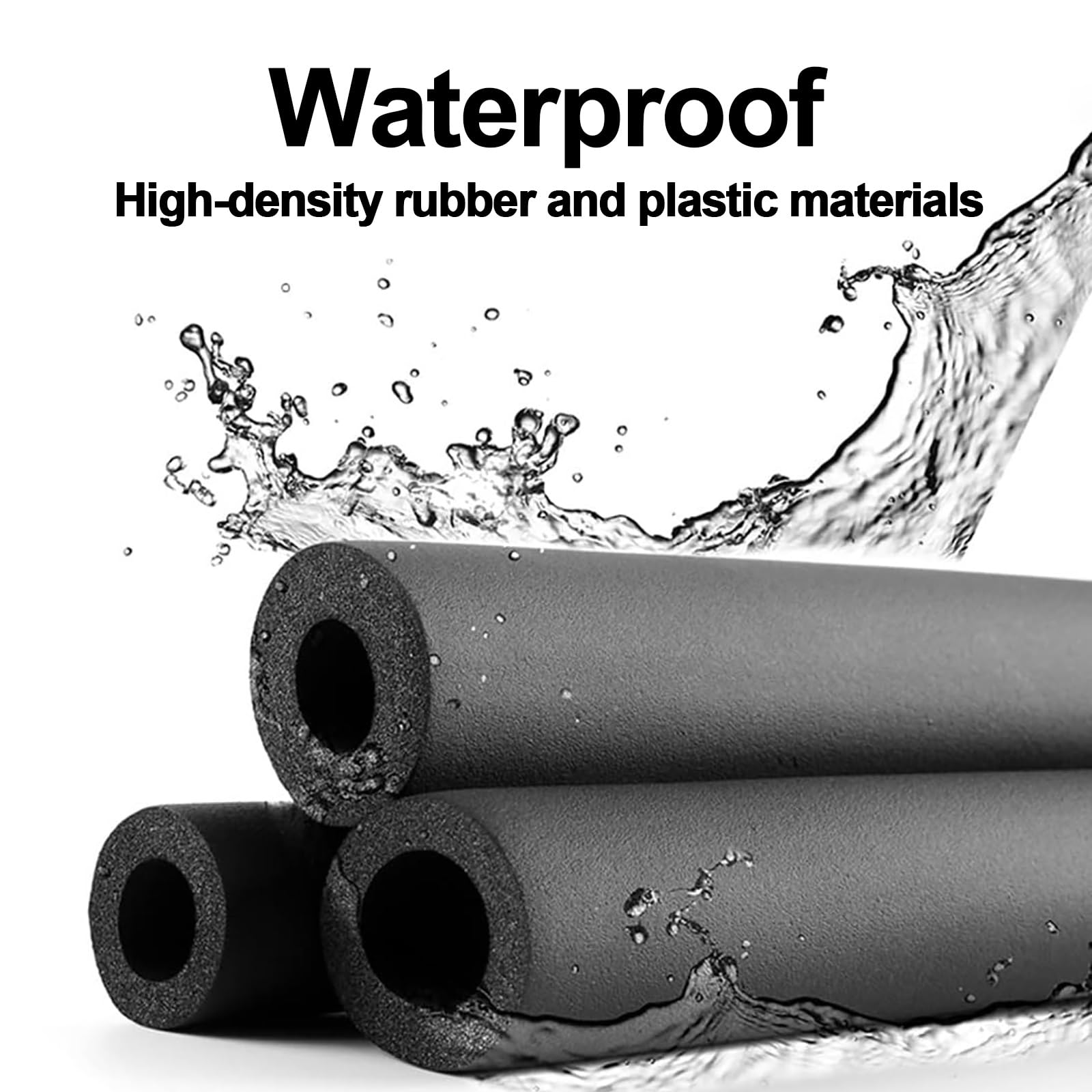 4 Schaumstoff Isolierrohre - Frostschutz Für Wasserleitungen