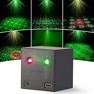 Mini Discolicht Partylicht, Disco Licht Musikgesteuert mit 64 dynamischen Discolichteffekten, USB Discokugel Party Lichter für Partys Geburtstage Feste Feierlichkeiten und Zimmerdekoration