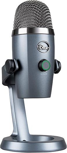 Blue Yeti Nano Premium USB Microphone for Recording, Streaming, Gaming, Podcasting on PC and Mac, Condenser Mic with Blue VO!CE Effects, Cardioid…