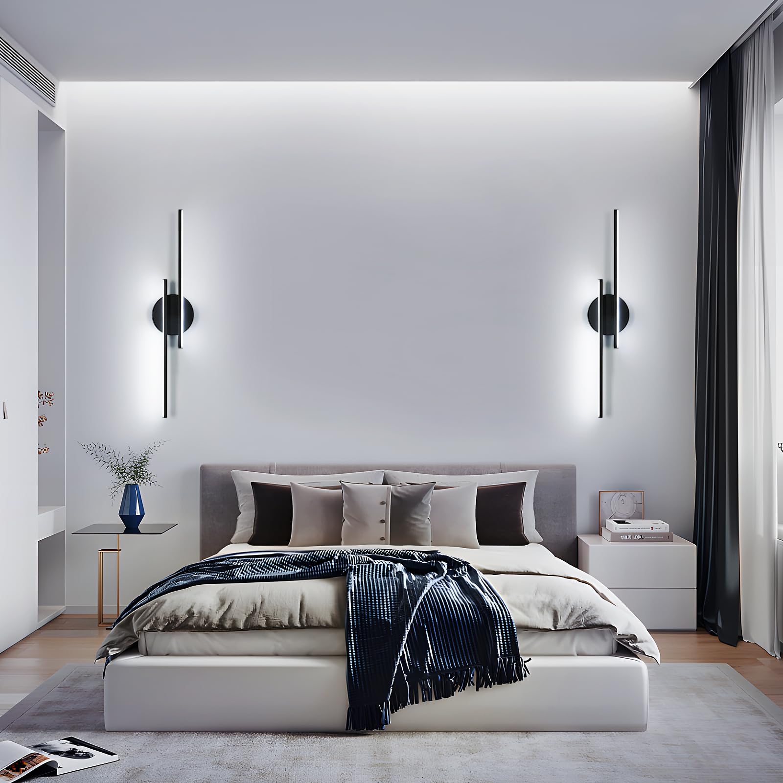 Mckalen LED Wall Light Indoor 60CM, 24W 2700LM Sconce Lights Led Long - Image 2
