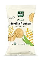 Vista 4 de 365 by Whole Foods Market, Chips de tortilla de maíz blanco orgánico estilo restaurante sin sal, 14 onzas