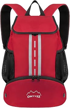 ONTYZZ Sports Backpack with Drawstring Closure Basketball Backpack with Shoe Compartment Swim Beach Bag