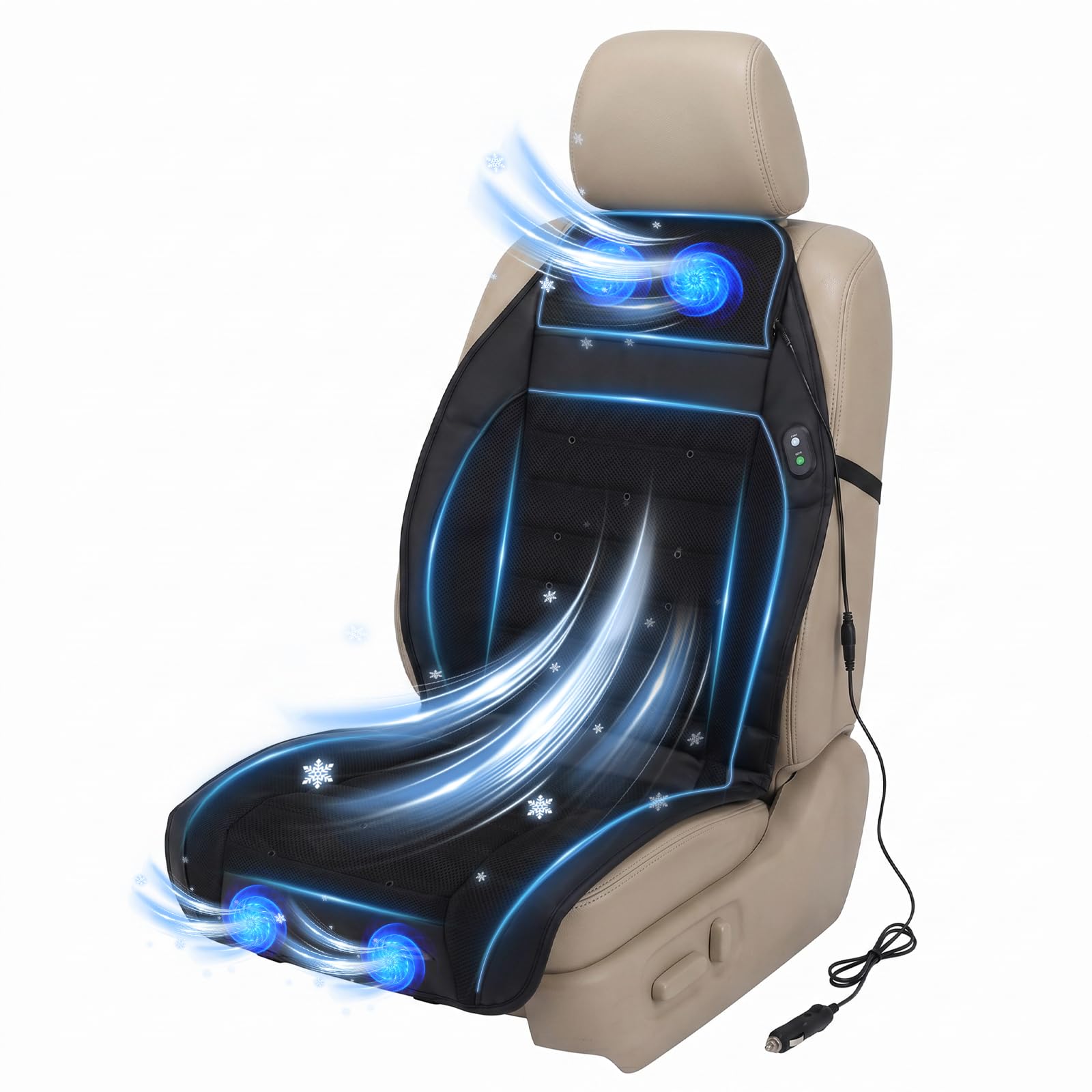 Amazon.co.jp: 【2026最新】クールシート 車用シートクーラー デュアル 