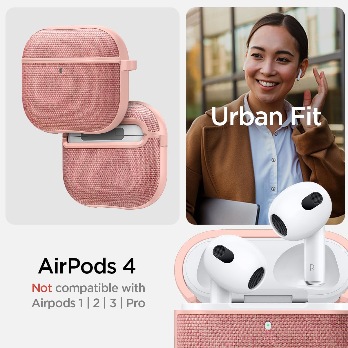 Amazon.com: Spigen Urban Fit Designed for AirPods 4 Case (2024