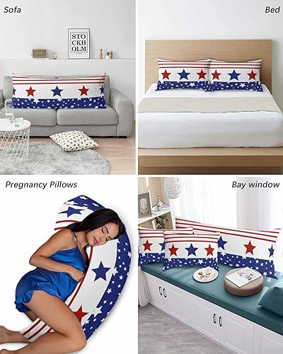 Miniatura 6 de Fundas de almohada de tamaño King a rayas rojas, fundas de almohada suaves para cama, fundas decorativas de lujo, funda de cojín lumbar de cuerpo