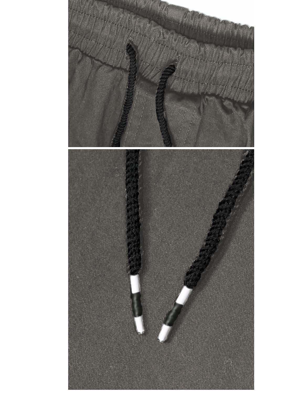 LIUPMWE Pantaloni da Lavoro Uomo Pantaloni Cotone Casual Jogging Pantaloni Sportivi Slim Fit con Tasche S-XXL