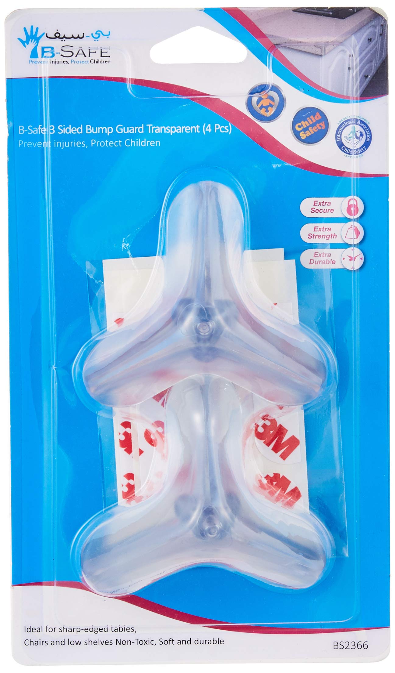 B-Safe Corner Protector, Transparent