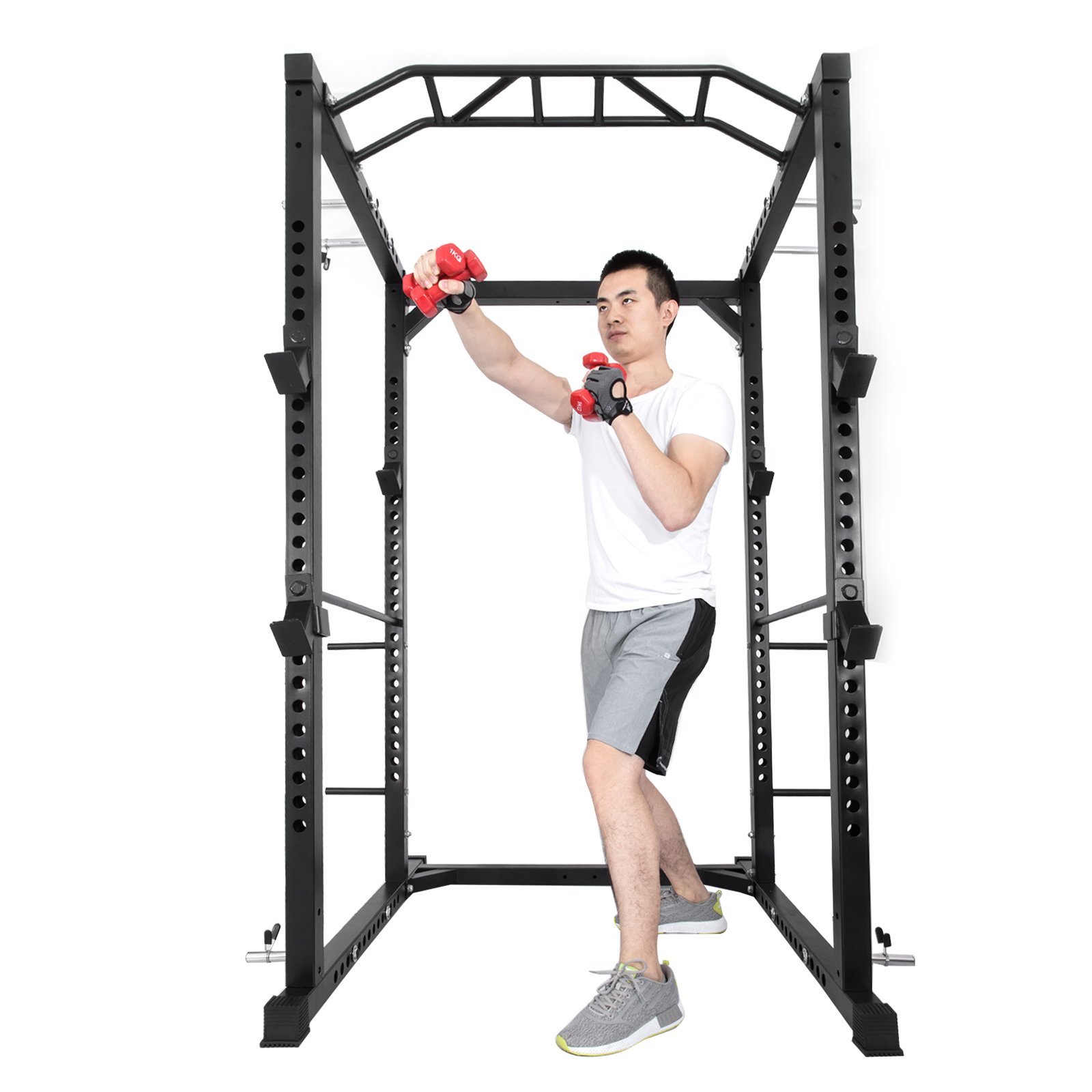 Happybuy MultiGrip ChinUp Fitness Power Rock Power Racks