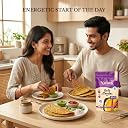 The Naturik Co Chilla Mix | Oats Cheela Mix | No Maida No Palm Oil High Protein Gluten Free & Fiber Rich Breakfast | 200g Ready to Cook Chila/Dosa Mix | Lentils & Millets Protein Chilla Mix gallery image