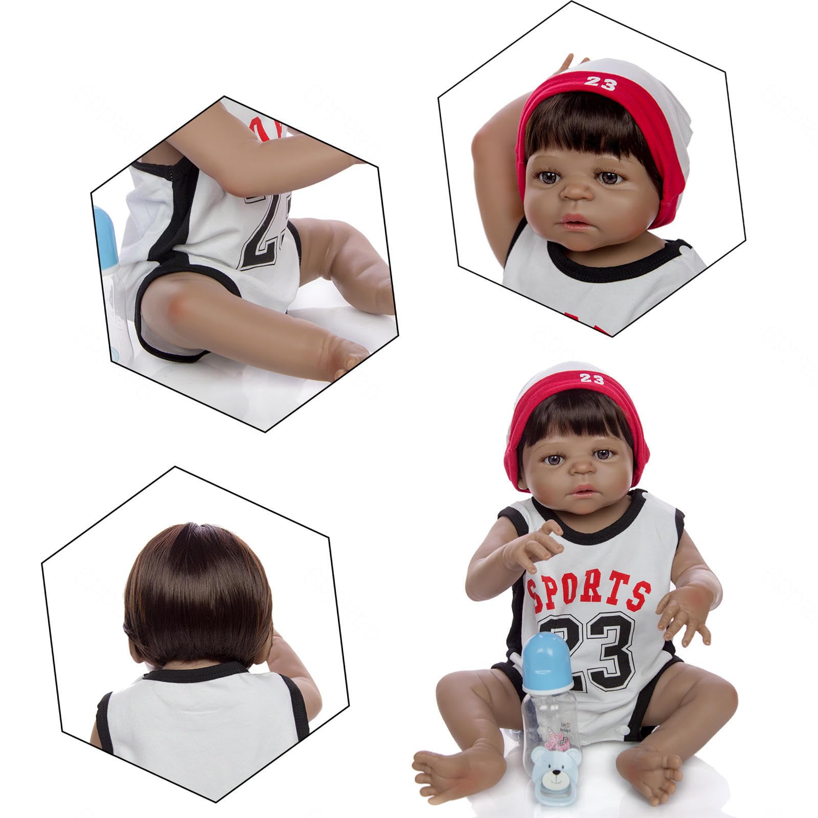 Amazon.co.jp: 赤ちゃん 人形, 20インチ 50cm リボーンベビードール