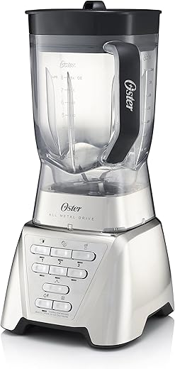 Oster – Batidora de vaso Oster All Metal Drive alto rendimiento BLSTMB 1100 W.