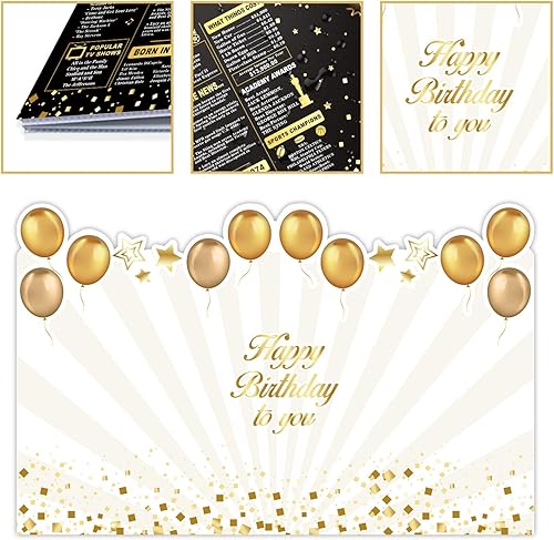 Miniatura 3 de Tarjeta de felicitación grande de cumpleaños número 50, libro de invitados gigante de feliz cumpleaños, tarjeta de cumpleaños, tarjeta de plástico