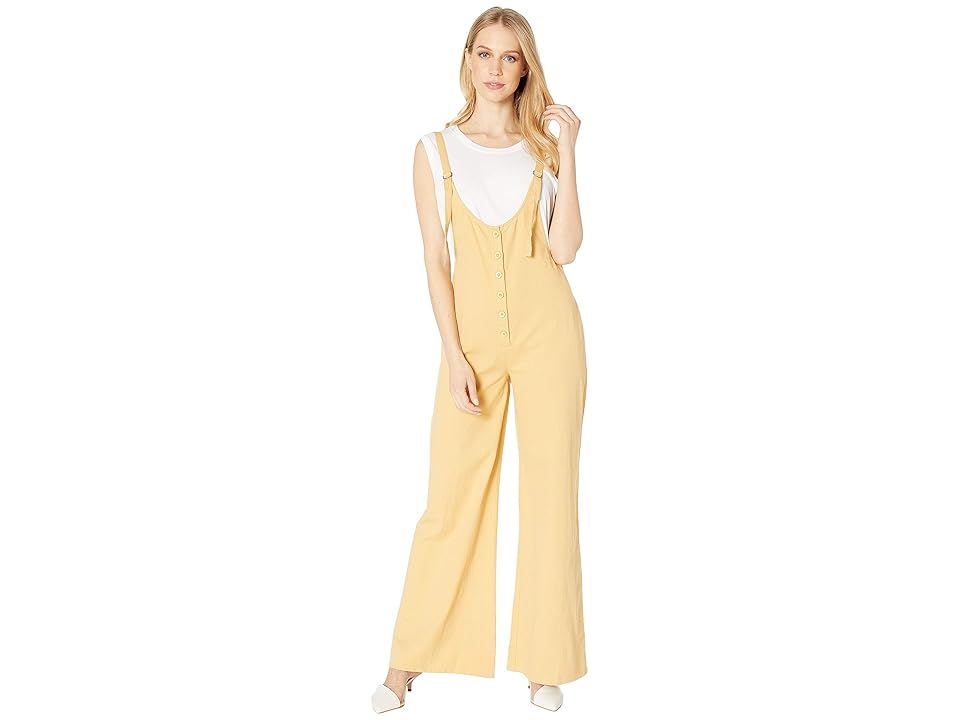 

Amuse Society Betina Jumper (Sunray) Women's Jumpsuit & Rompers One Piece, Yellow