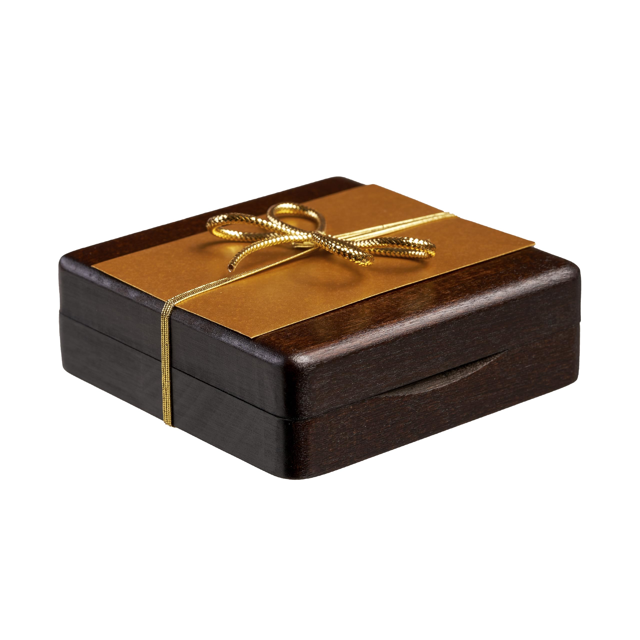 Goldstücke24 - Gold verschenken - 1g Goldbarren im hochwertigen Echtholzetui - Grußkarte - tolle Geschenkidee - Feingold 999.9
