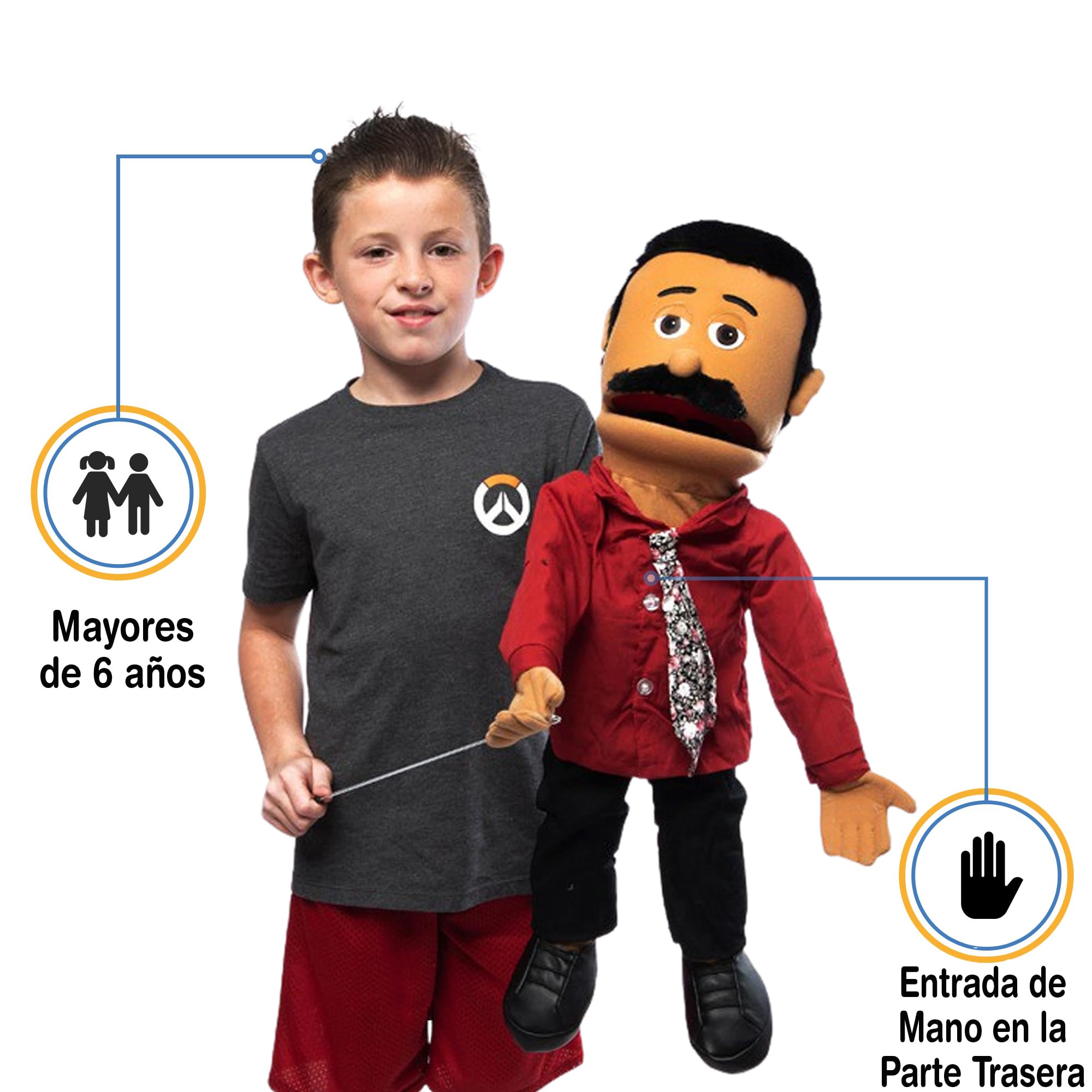 Silly Puppets 25" Carlos (Hispanic) by Silly Puppets