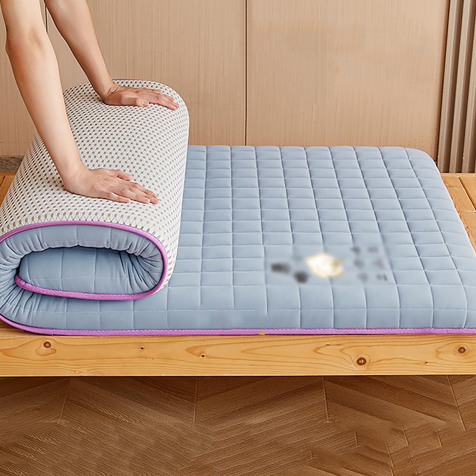 Foldable Roll Up Mattress Japanese Floor Mattress Futon Sleeping