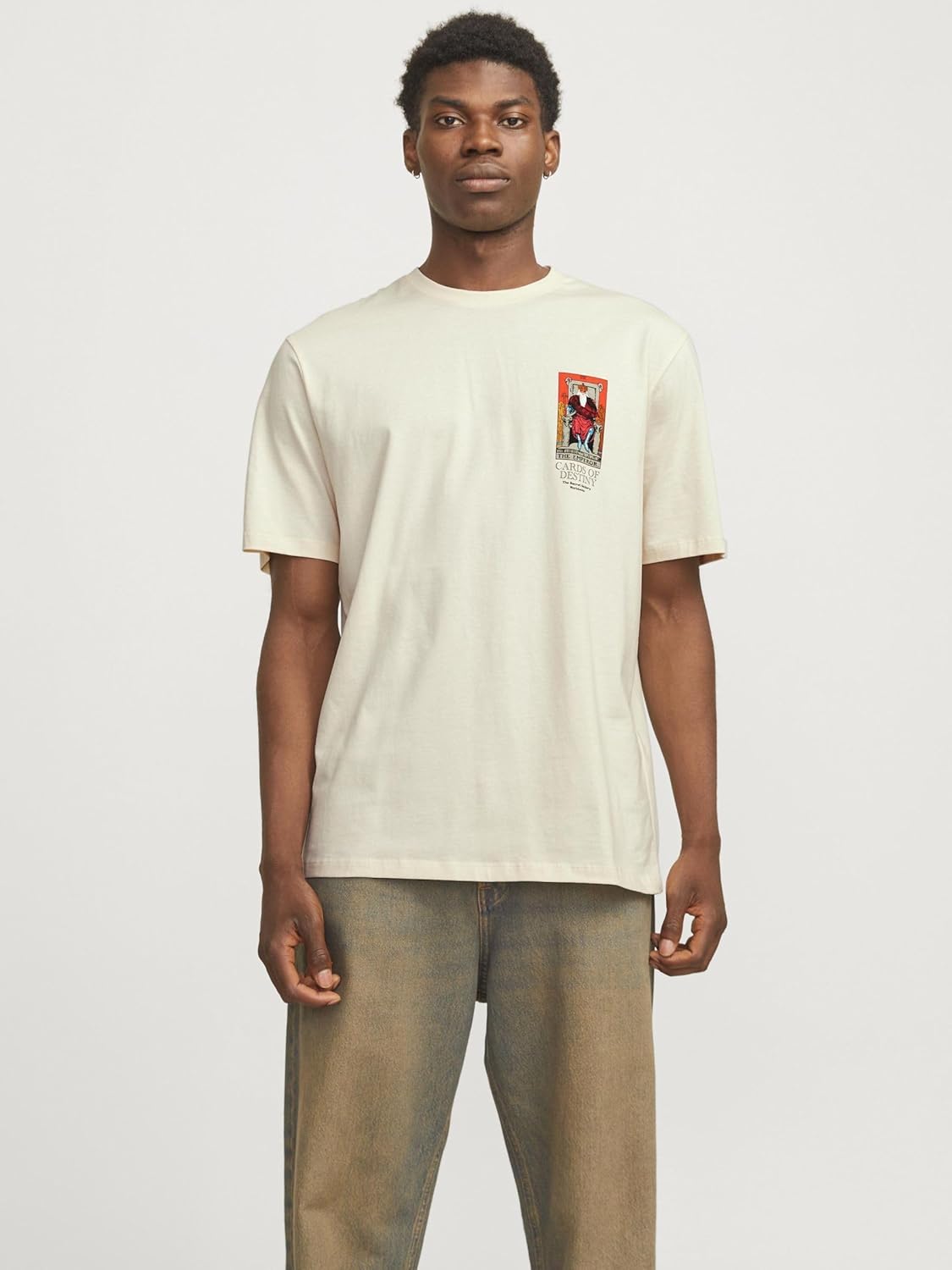 JACK & JONES Jprblufreddy SS Tee Crew Neck Fst, Cielo Notturno, XS Uomo